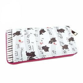 Zipper Around Music Wallet