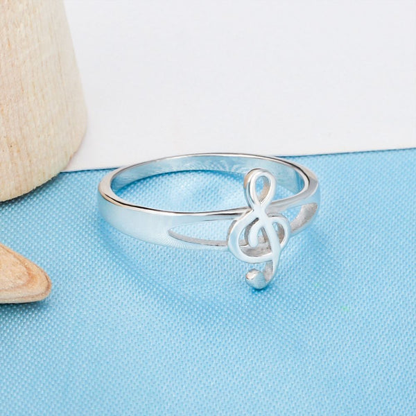 Musical Notes Pattern Ring