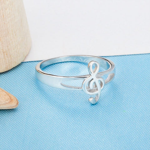 Musical Notes Pattern Ring