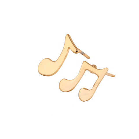 Fashion Music Note Stud Earrings