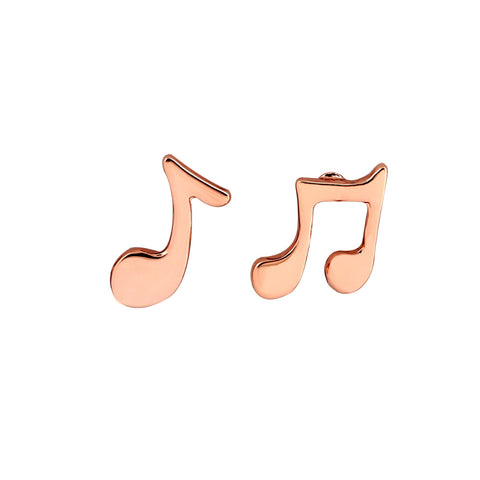 Fashion Music Note Stud Earrings