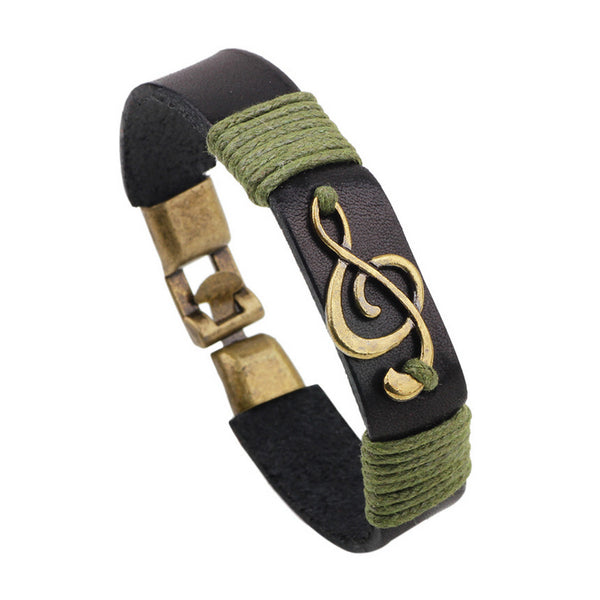 Magnet Music Leather Bracelets