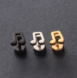 Music Note Punk Piercing For Men