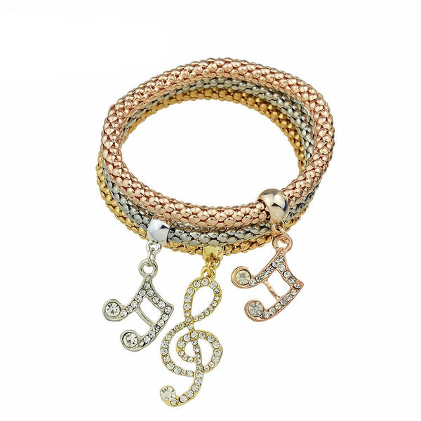 Gold-Color Silver Bracelet