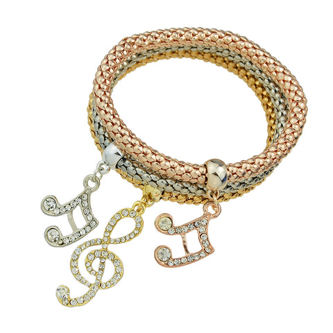 Gold-Color Silver Bracelet