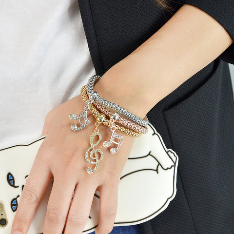 Gold-Color Silver Bracelet