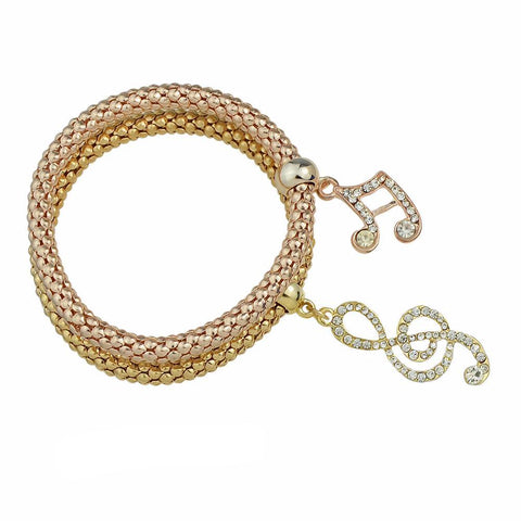 Gold-Color Silver Bracelet