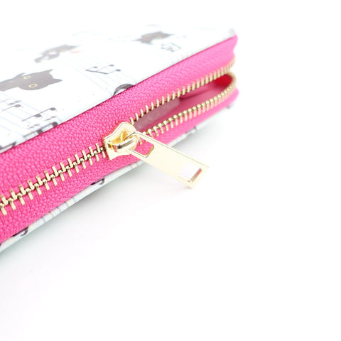 Zipper Around Music Wallet