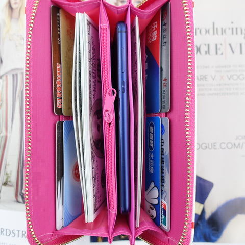 Zipper Around Music Wallet