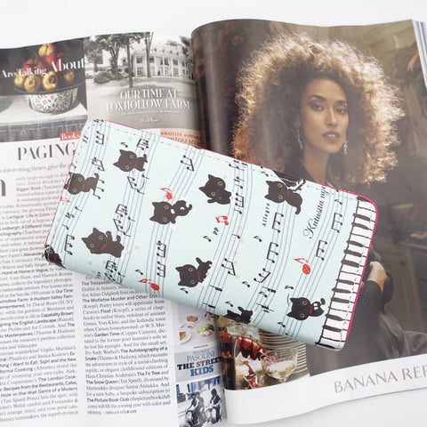 Zipper Around Music Wallet