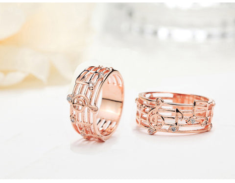 Quality Fashion Music Ring