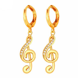 Cute Stylish Music Earrings