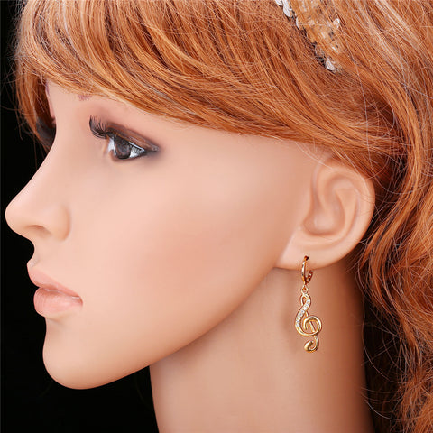 Cute Stylish Music Earrings