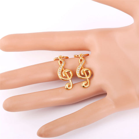 Cute Stylish Music Earrings