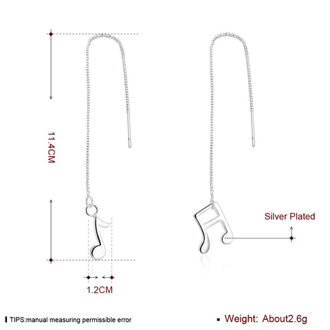 Vintage Love Silver Plated Earrings