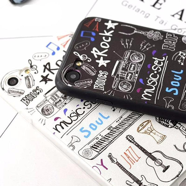 Cartoon Music Instruments Phone Case