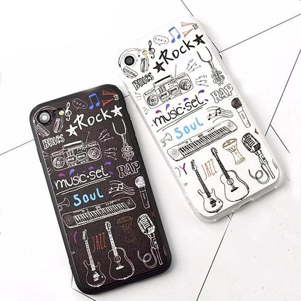 Cartoon Music Instruments Phone Case