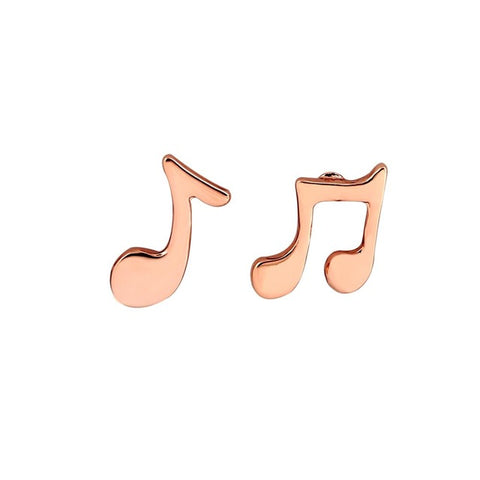 Fashion Music Note Stud Earrings